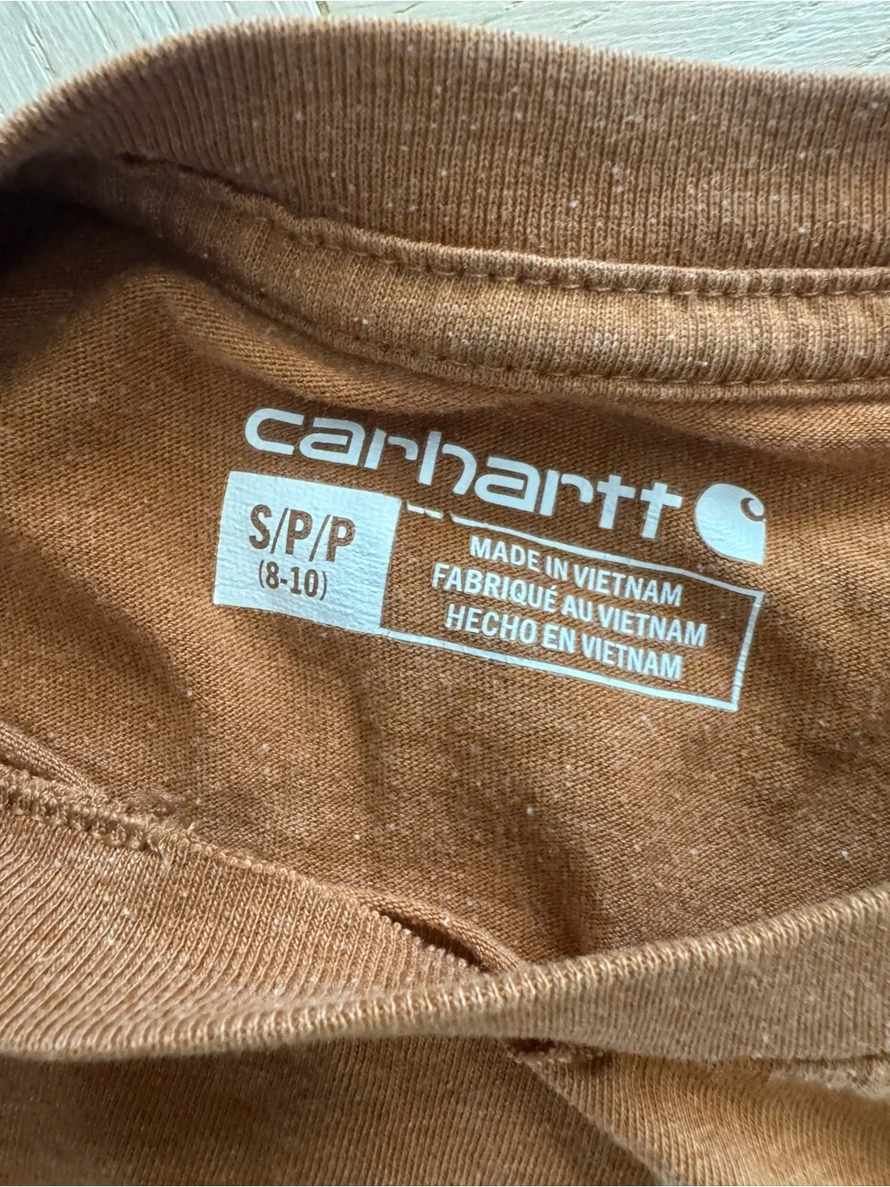 Carhartt Boy's Brown Pocket T-Shirt